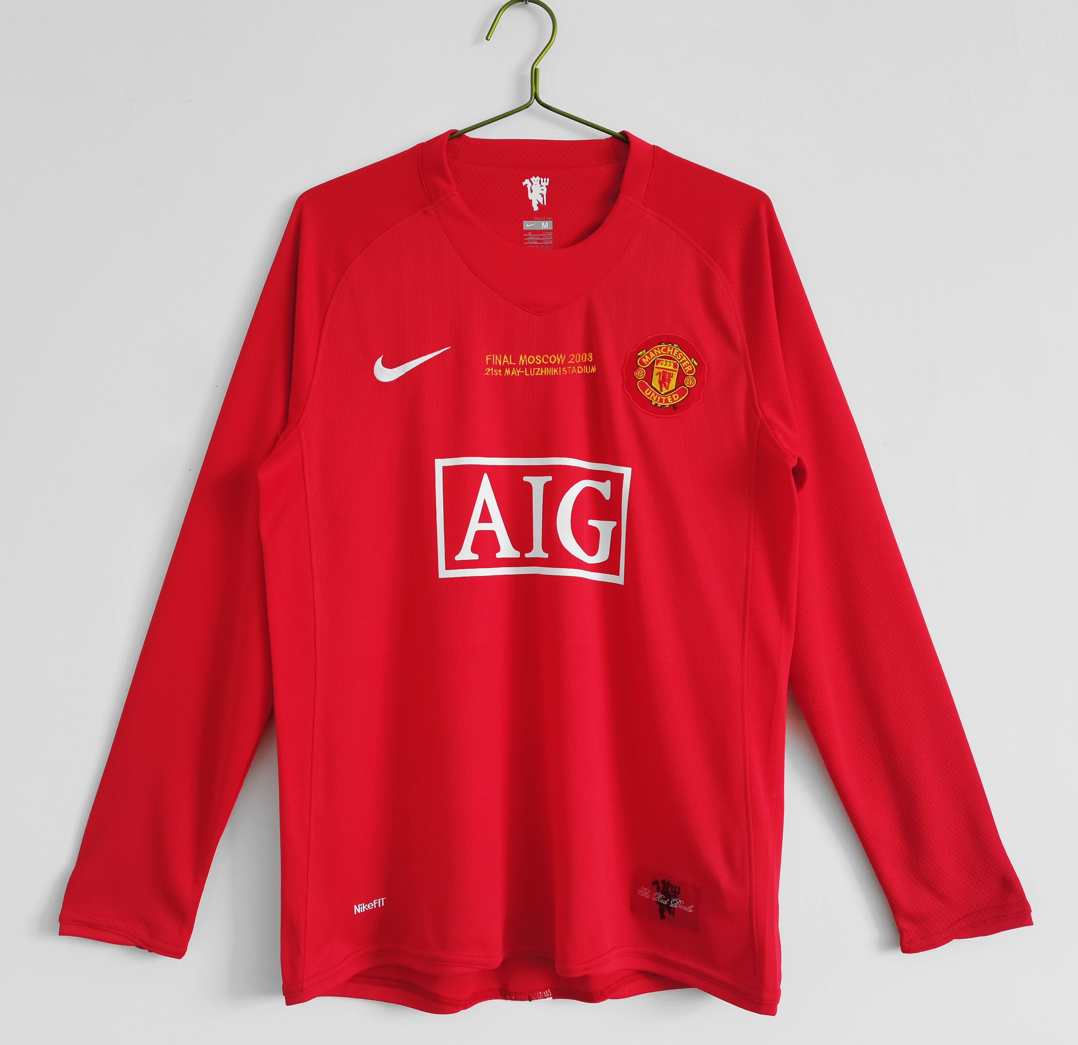 Manchester United 2007 Retro Final Edition Long Sleeve