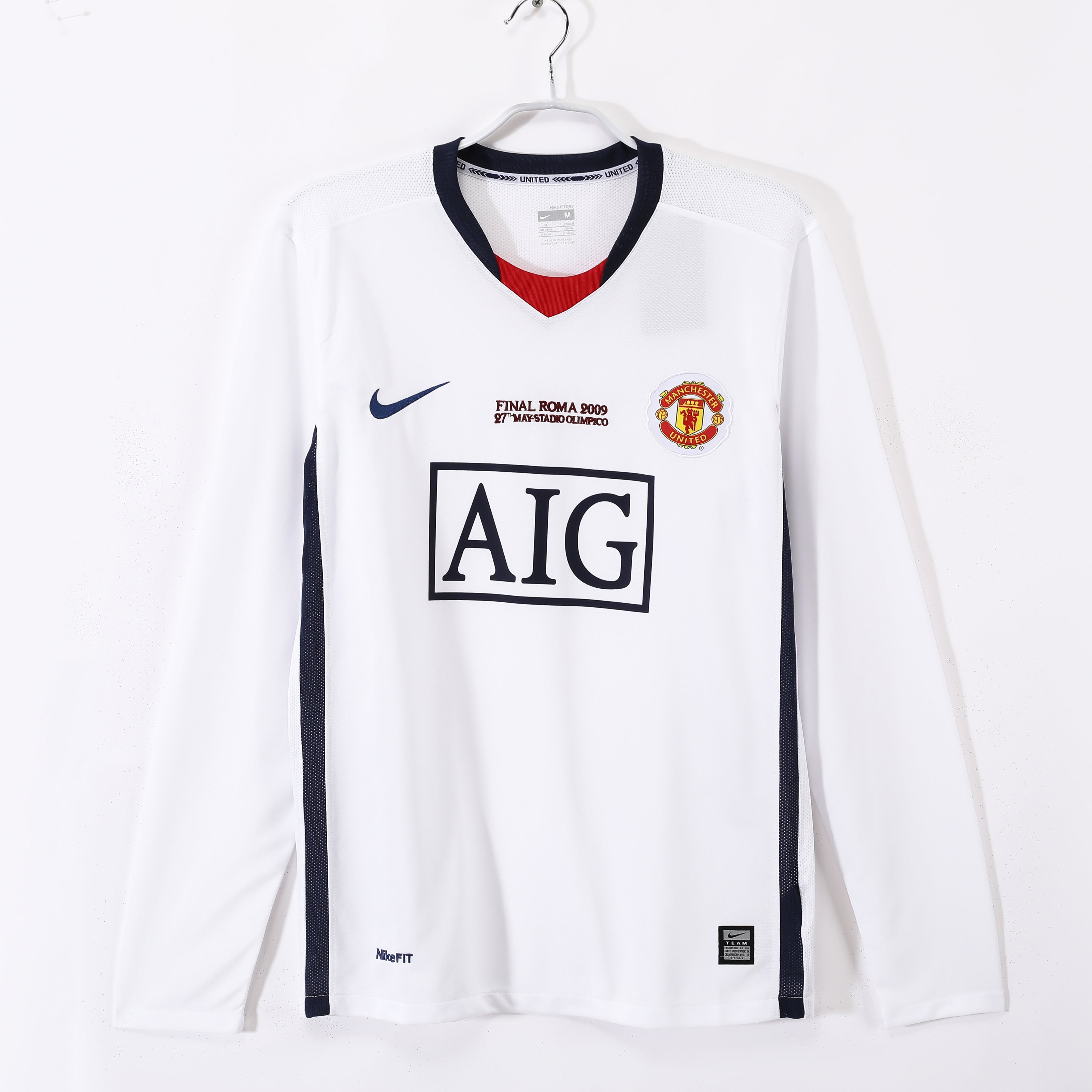 Manchester United 2008 Retro Away Final Edition Long Sleeve